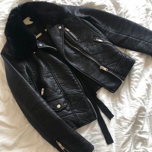 Zara Faux Leather Jacket